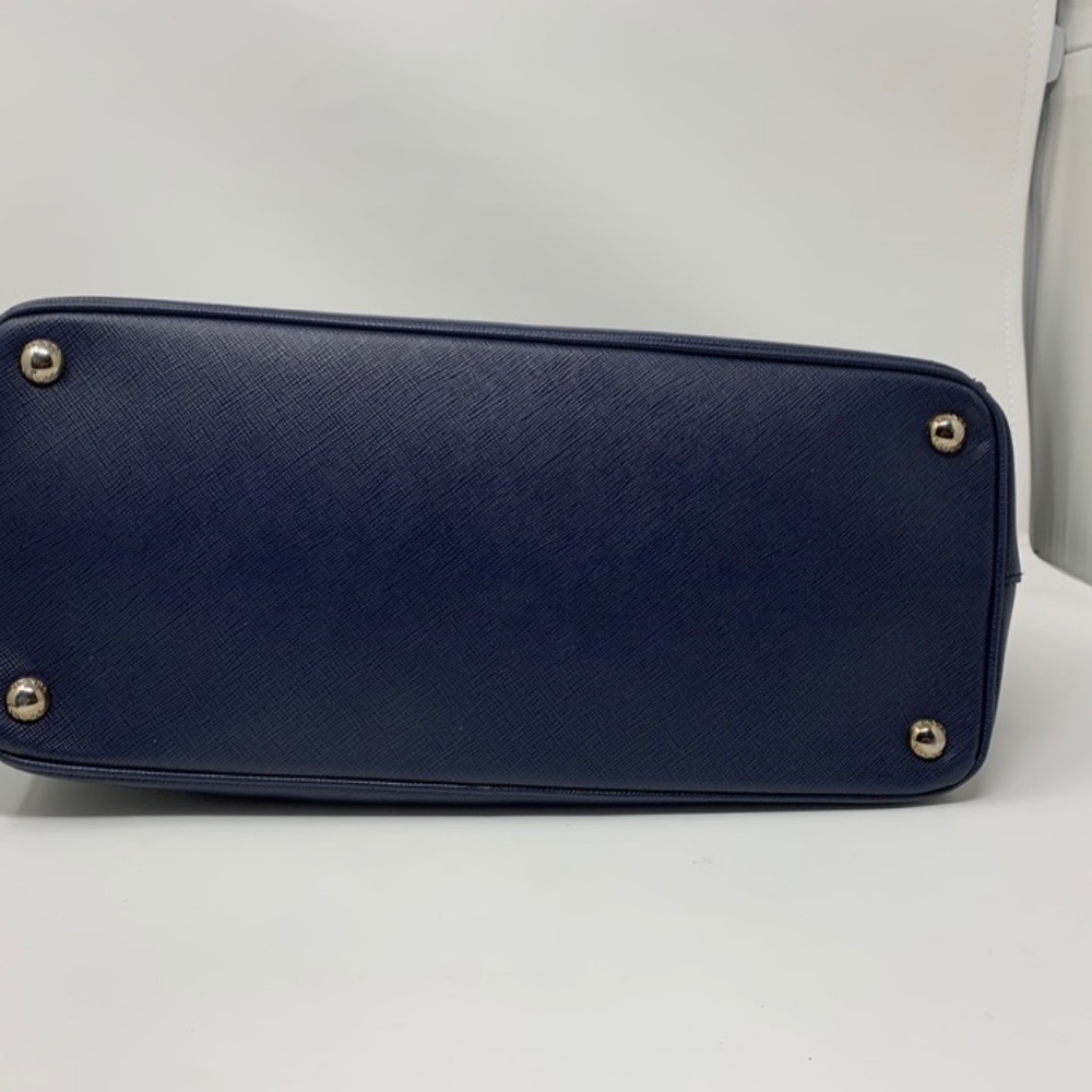 Prada Galleria Saffiano Leather Bag Navy Blue - Picture 6 of 8